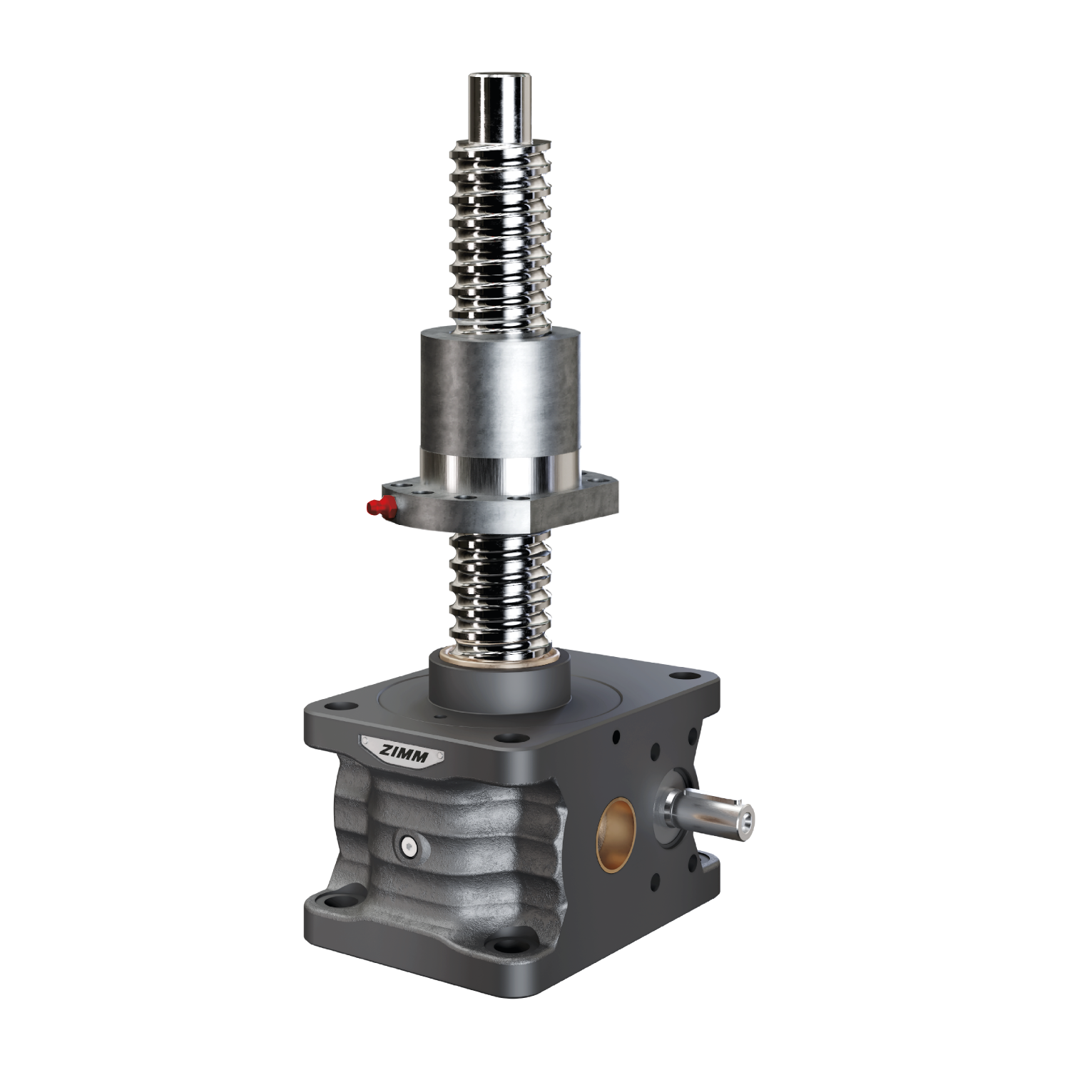 200kN-80x10-R-Kugelgewindetrieb | ZE-H-Serie | Hubgetriebe | ZIMM