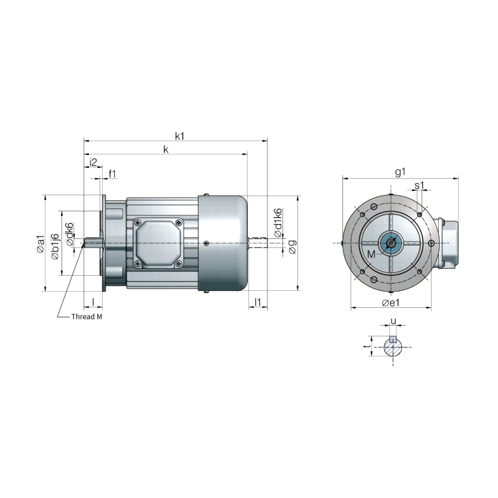 Drehstrommotoren AC | B14B | ZIMM