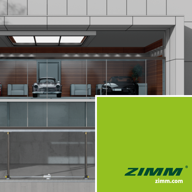 Showroom ohne Grenzen – Versenkbare Glasfassade für maximale Offenheit | ZIMM