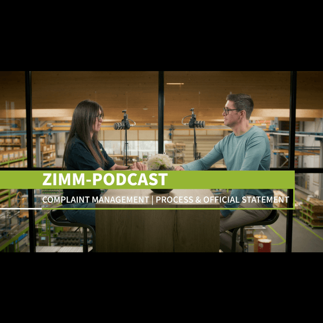 Wie läuft das Reklamationsmanagement bei ZIMM ab? | ZIMM