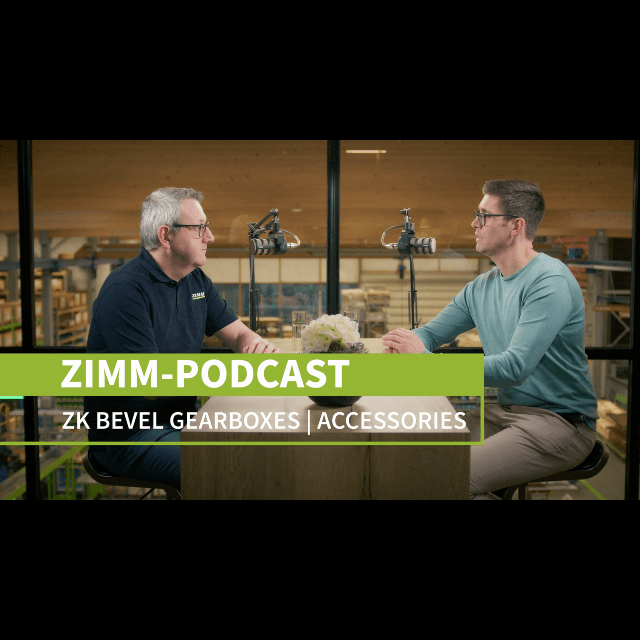 Welche Anbauteile aus dem ZIMM Sortiment passen für das ZK Kegelradgetriebe? | ZIMM